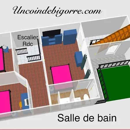 Un Coin De Bigorre - La Tournayaise - Canal Plus, Netflix, Bein, Apple Tv - Wifi Fibre *